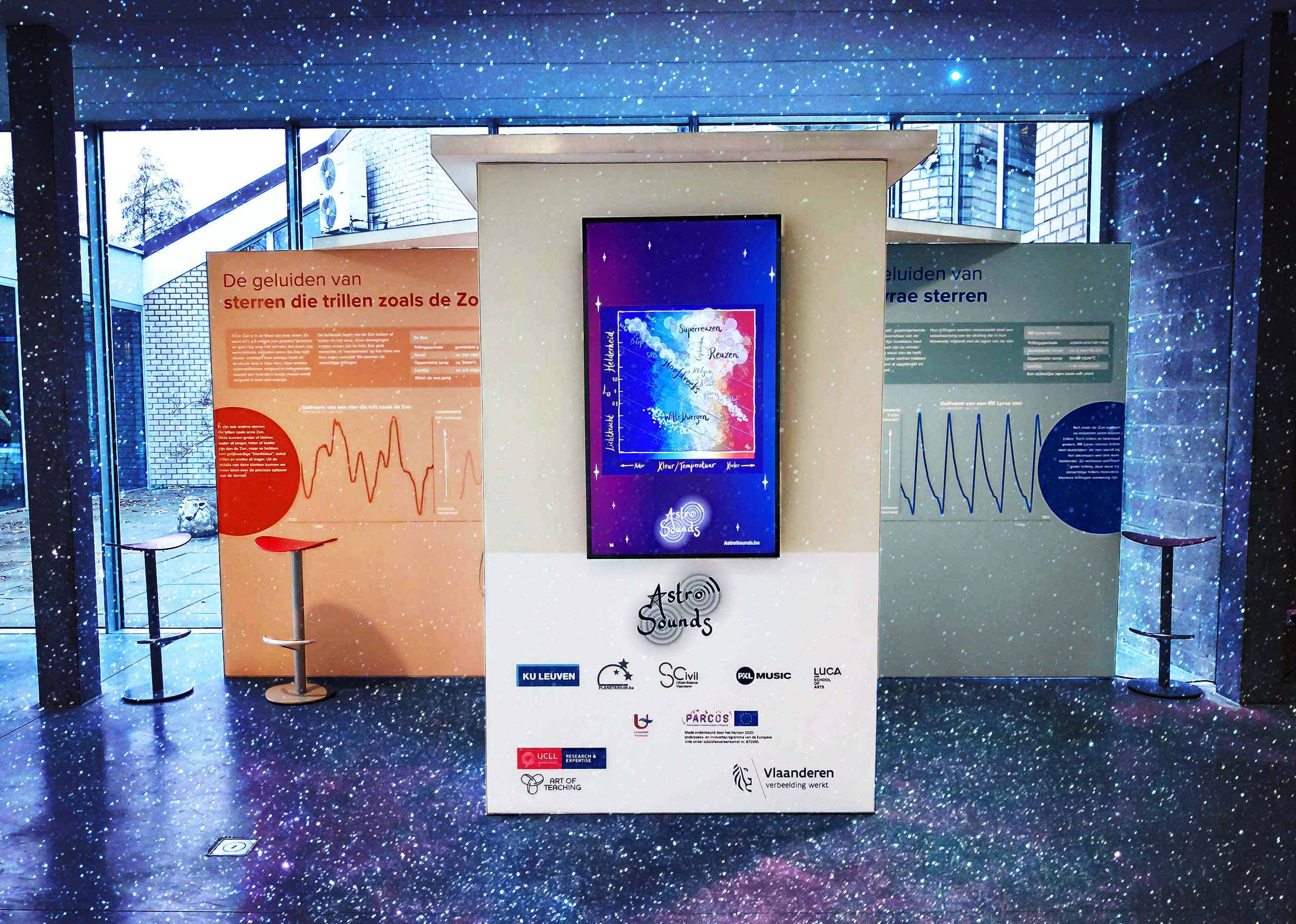 Astrosounds booth in Diepenbeek